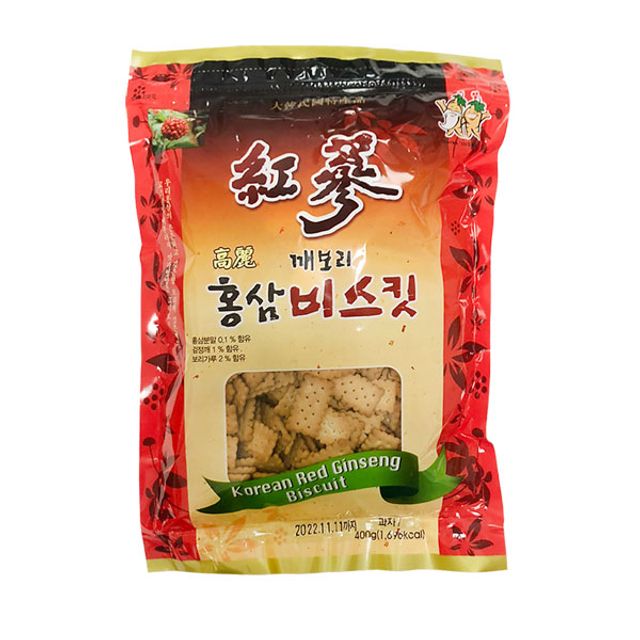 홍삼 깨보리 비스킷 K-과자 옛날 비스킷 고소한맛