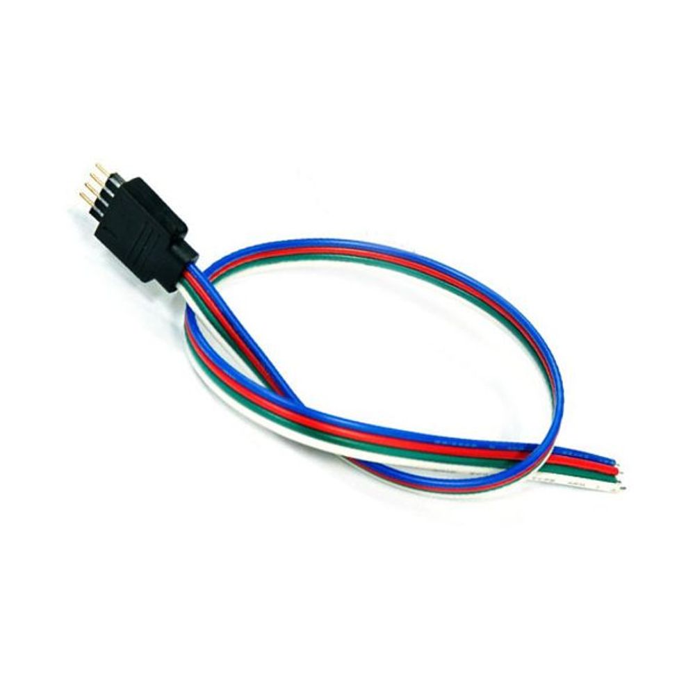 RGB 커넥터 전선 커넥터 LED 조명 케이블 4선 30cm
