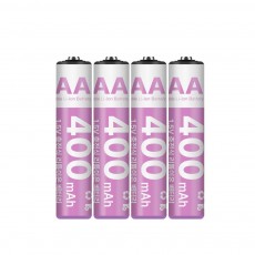 충전식 AAA 건전지 / 400mAh 충전지 (4개)