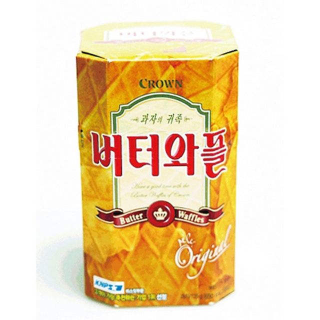 버터와플 135g 크라운제과