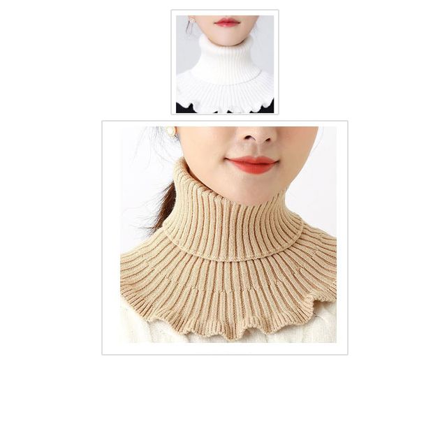 내추럴하고 여성스러운 프릴 디자인 목폴라 X 2개입