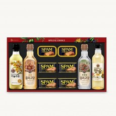 카놀라유 올리고당 맛술 스팸 선물세트 4묶음 1박스